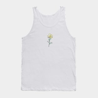 Yellow Flower Tank Top